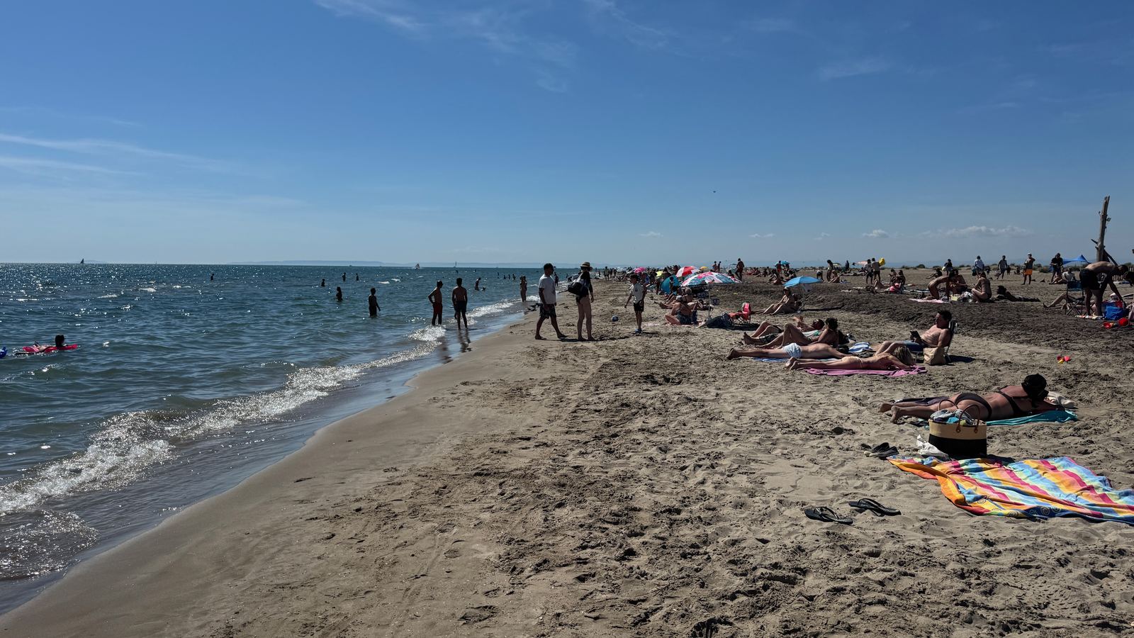 La plage sauvage de l'Espiguette